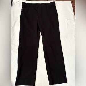 Banana Republic Black Italian Wool-Blend Trousers Dress Pant Size 6